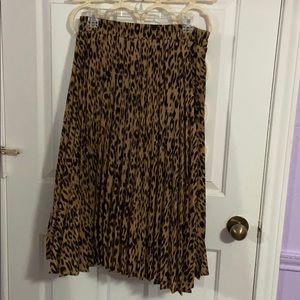 Leopard skirt size large